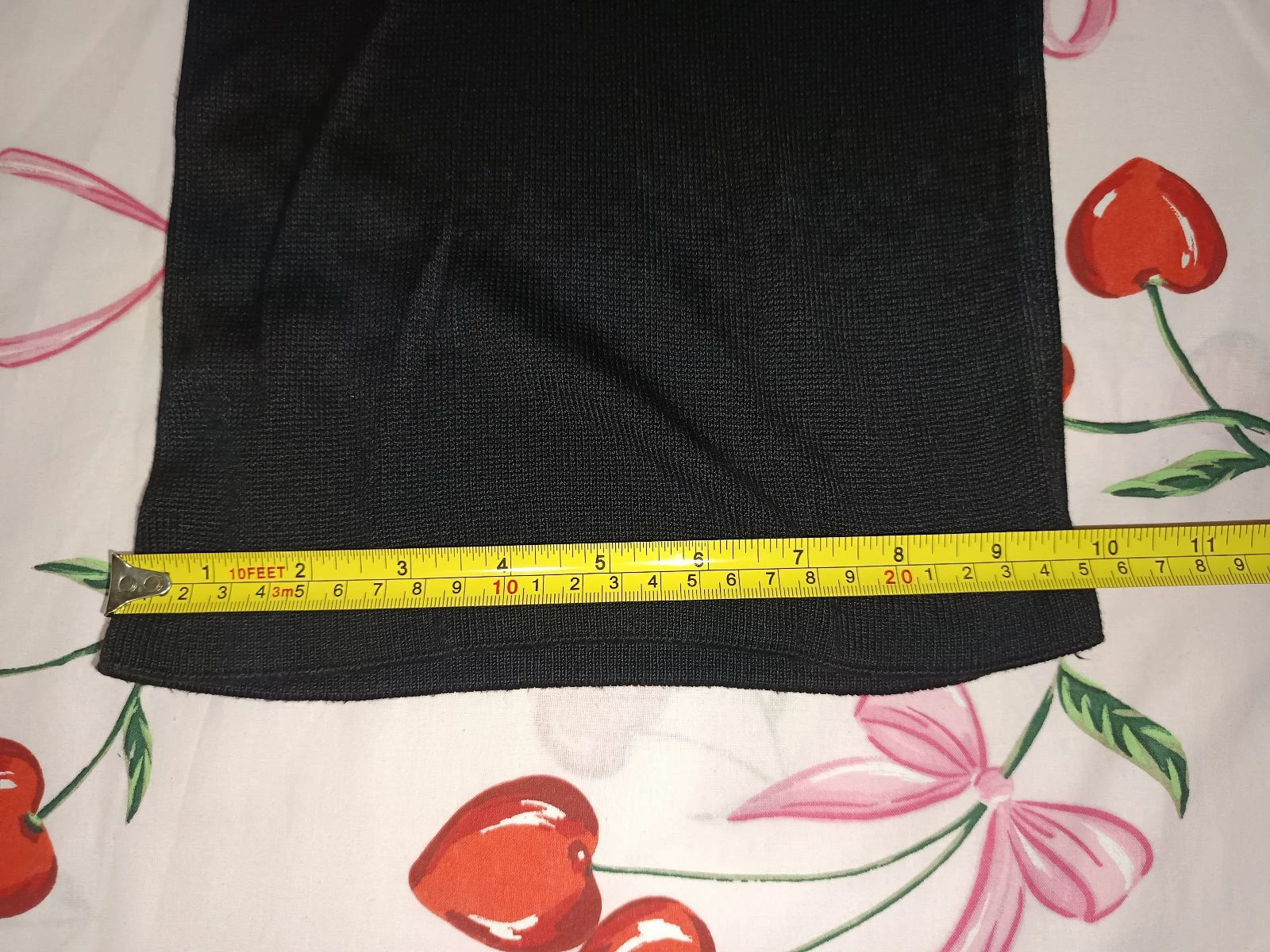 Zwarte breigoed pantalon one size 36-42 – photo 2